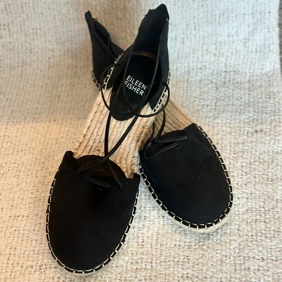 Eileen Fisher Lace Espadrille size 6 - Picture 1 of 5